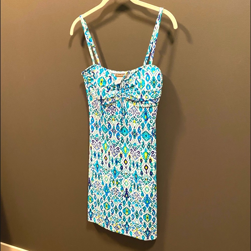 Tommy Bahama Swim Dress Green
Blue Print Padded Cinch Bust Size
Small